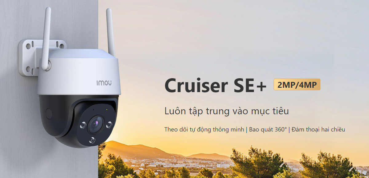 Camera IMOU IPC-S41FEP với tính năng giám sát trực tiếp với độ phân giải 4.0 megapixel