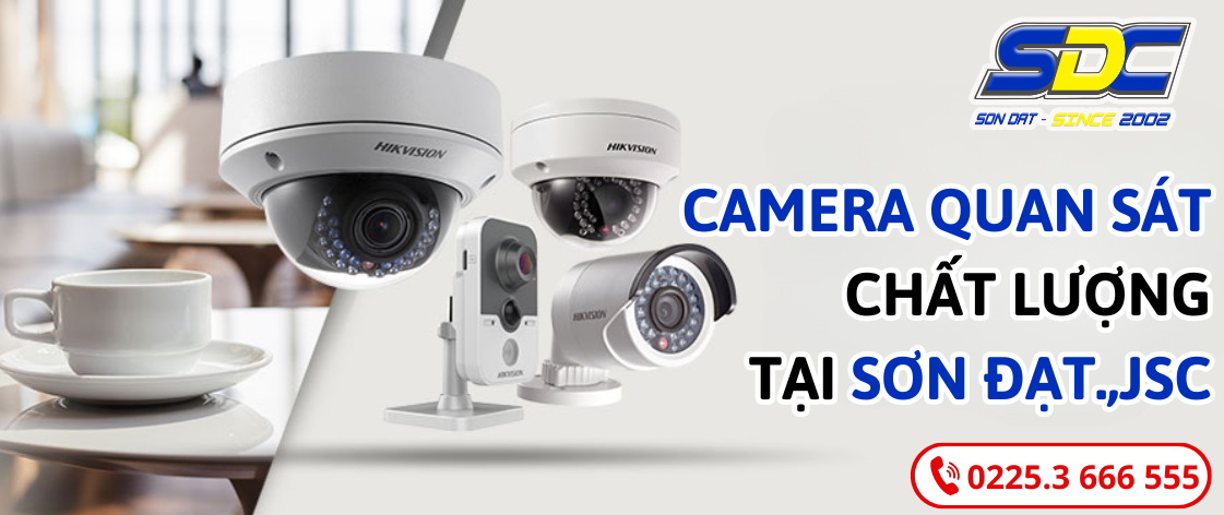 Bệnh Viện Máy Tính Sơn Đạt cung cấp dịch vụ lắp đặt camera chuyên nghiệp với các giải pháp trọn gói từ A đến Z
