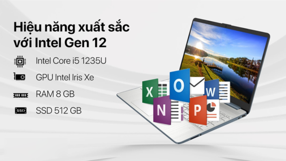 HP 15s-fq5161TU_7C0S2PA giúp bạn thực hiện mọi tác vụ công việc mà không lo gặp phải hiện tượng giật lag