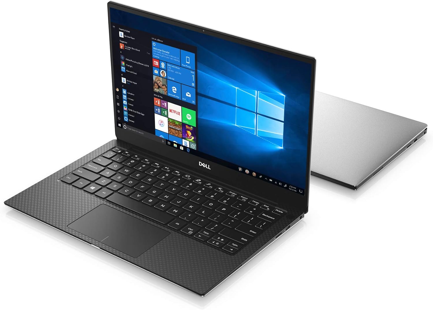 Notebook Se Dell XPS 9380 được trang bị RAM 8GB và SSD 256GB giúp cho máy chạy mượt mà