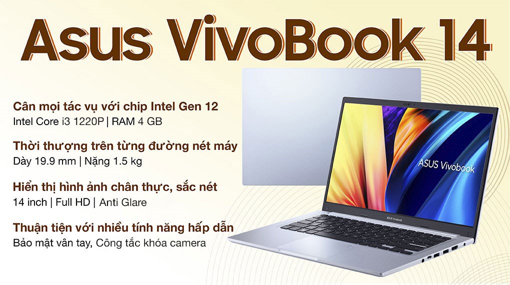 ASUS X1402ZA-EK249W chính hãng, giá tốt tại Sơn Đạt.,JSC
