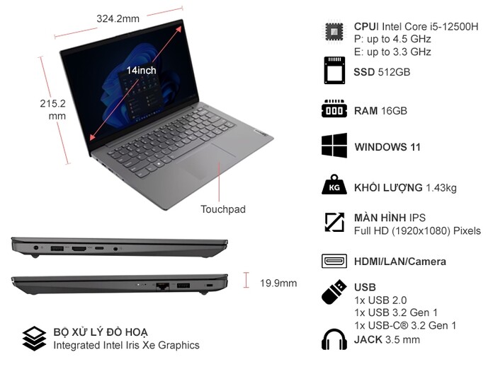 Lenovo V14 G4 là một chiếc Laptop độc đáo trong dòng máy tính xách tay