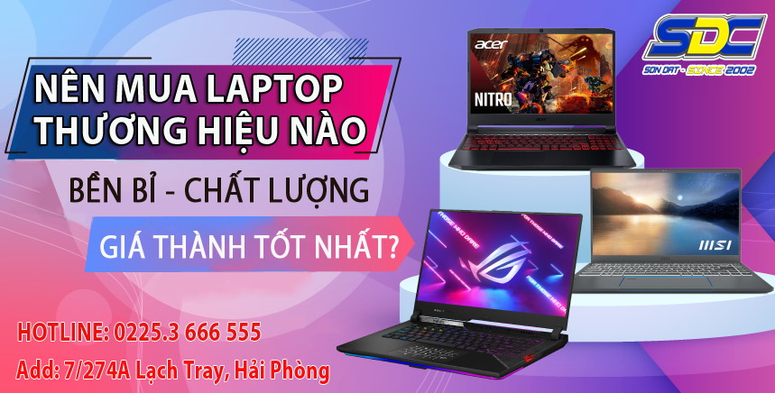 Các Dòng Laptop Nổi Bật Tại Sơn Đạt