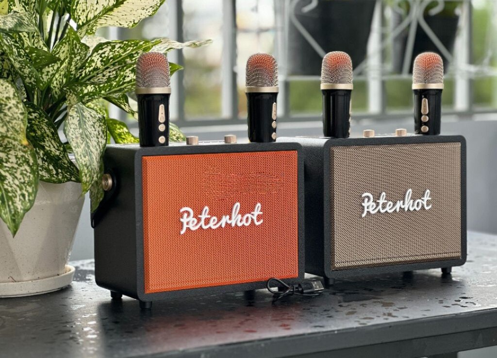 Loa Karaoke Peterhot A107W tỏa sáng với màu sắc trẻ trung và sang trọng