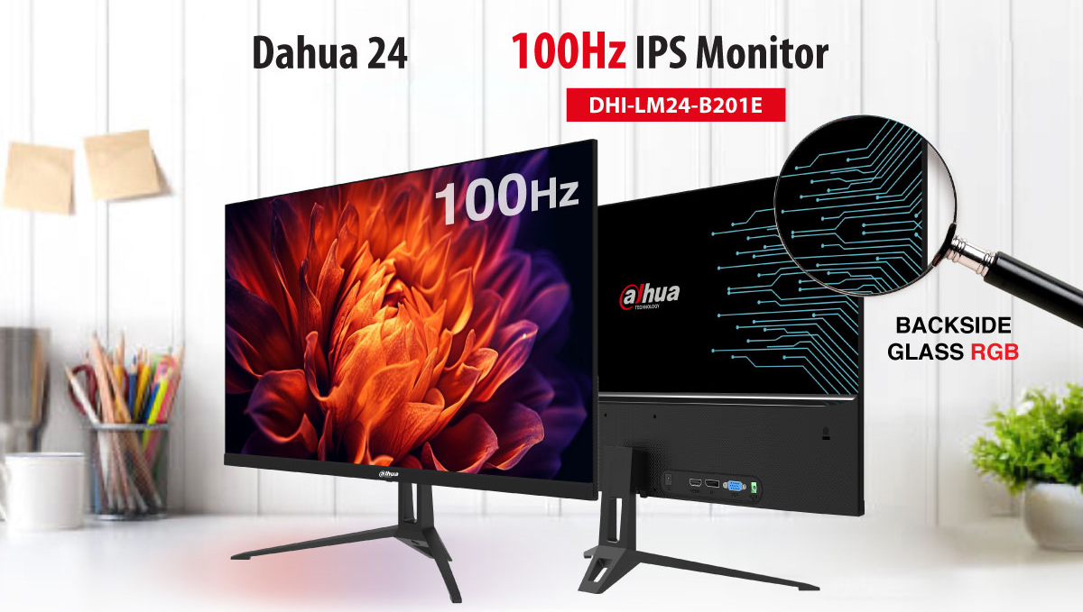 Monitor Dahua 24-inch DHI-LM24-B201E được thiết kế cho nhiều mục đích sử dụng khác nhau