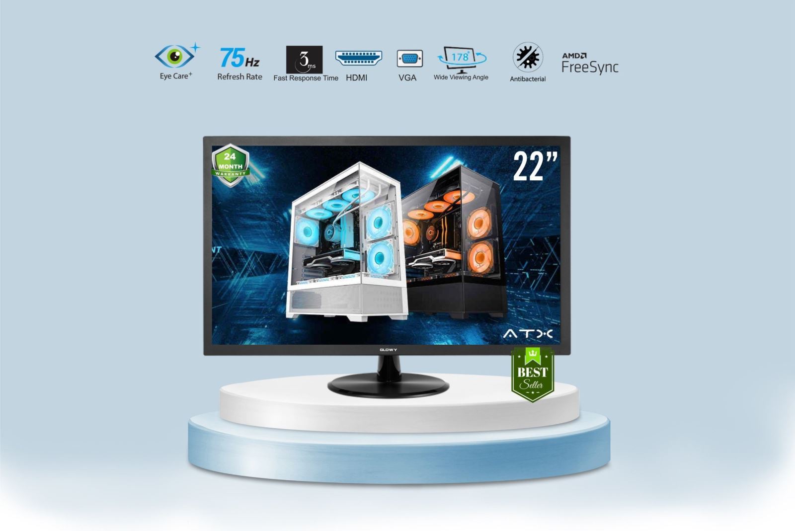 Monitor GLOWAY 22-inch GW22 là một lựa chọn tuyệt vời cho các nhu cầu sử dụng văn phòng và giải trí cơ bản