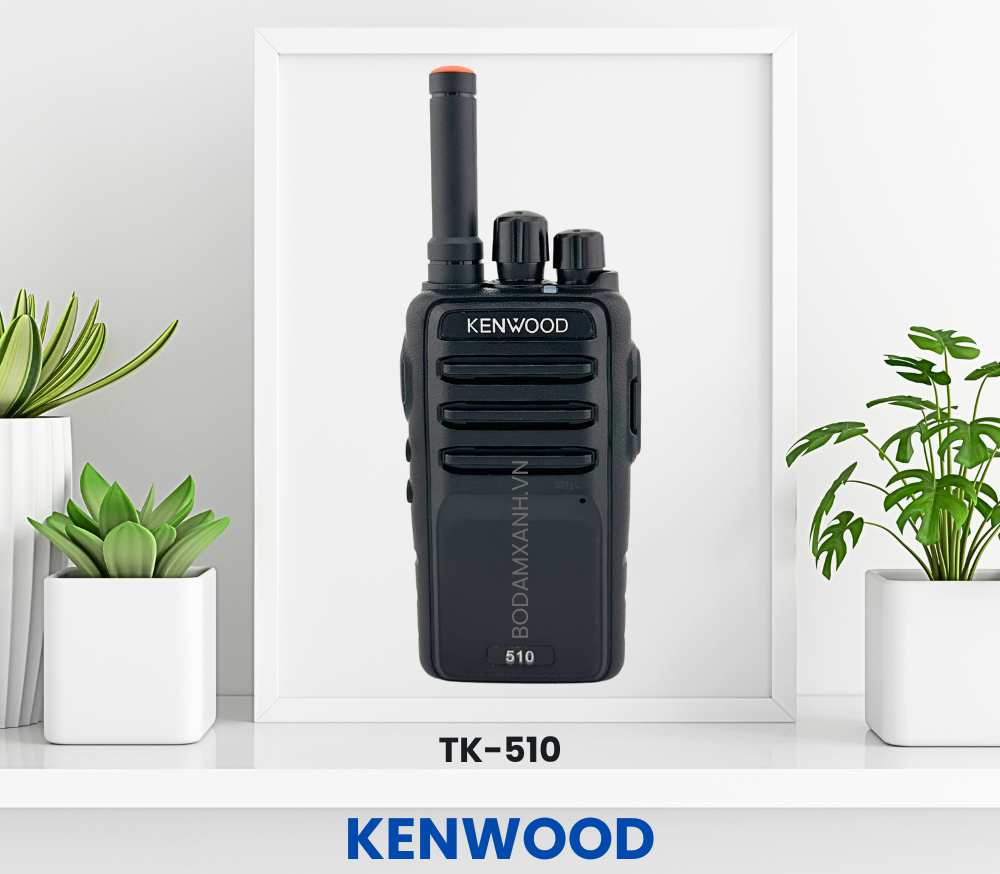 Máy bộ đàm Kenwood TK510 có thiết kế rắn chắc đáp ứng các tiêu chuẩn chống va đập, chống bụi