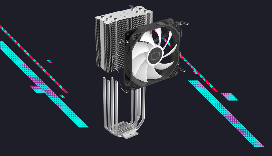 Tản nhiệt khí CoolerMaster Hyper 212 Spectrum là mẫu tản khí CPU giá rẻ tới từ thương hiệu Cooler Master