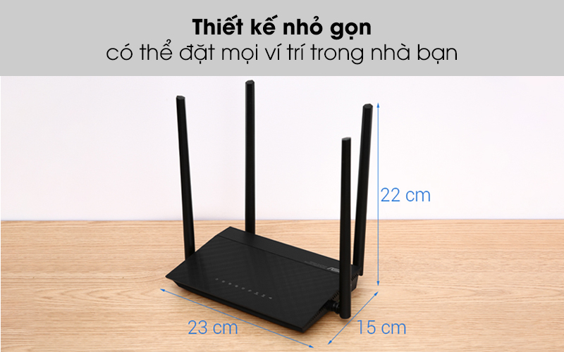 Wireless Router Asus RT-AC1500 chính hãng, giá tốt Hải Phòng