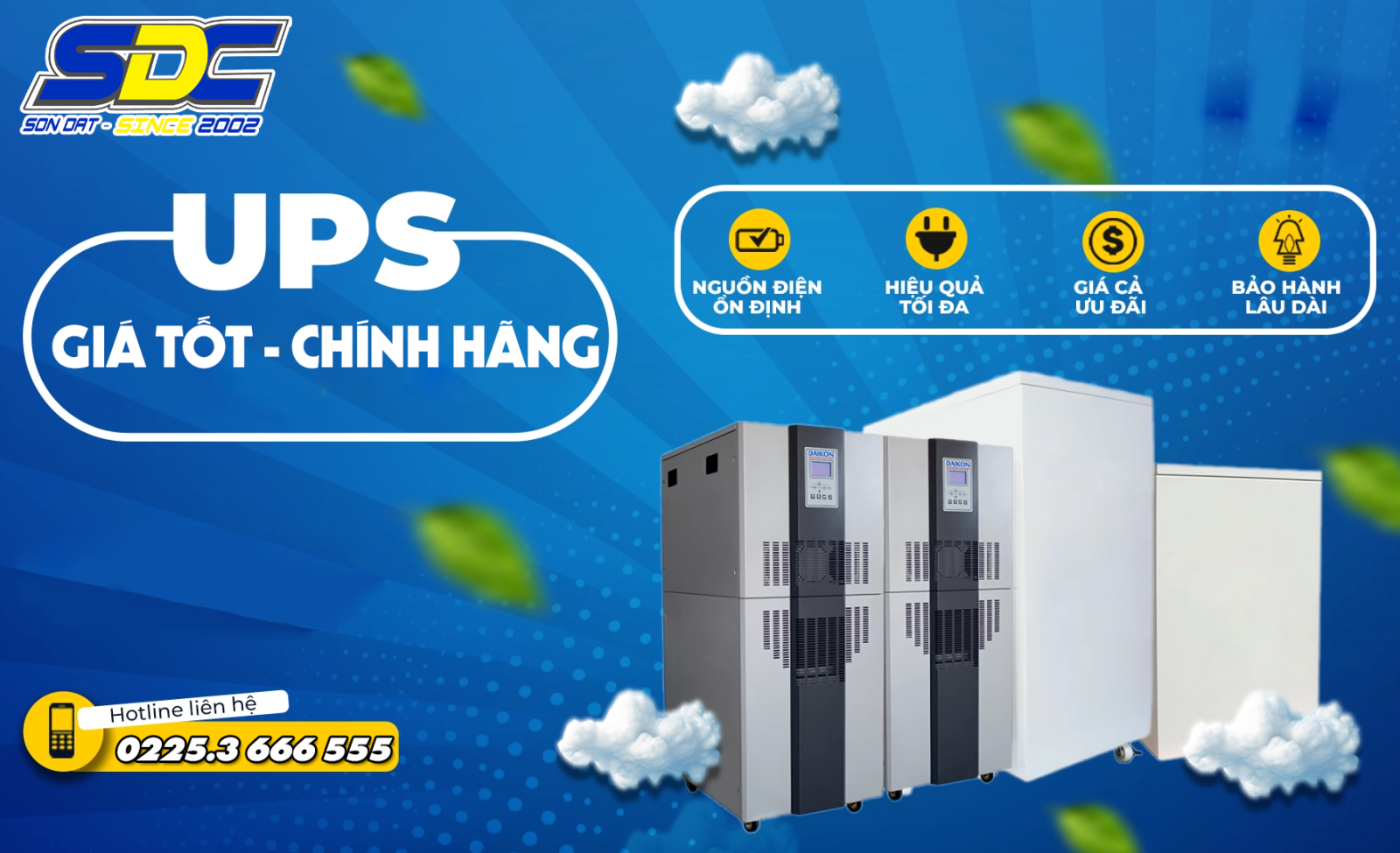 Chuyên cung cấp Bộ lưu điện UPS giá tốt - chính hãng 2025