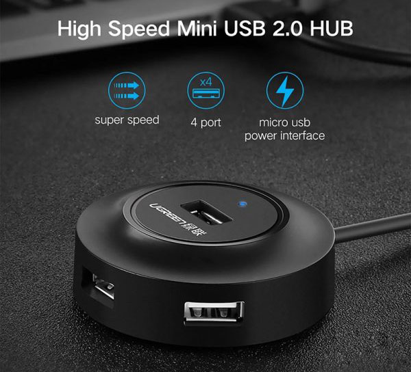 Hub USB 1/4 2.0 Ugreen 20277 chất lượng, giá tốt Hải Phòng