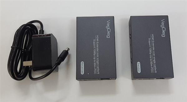 Bộ chuyển đổi HDMI sang LAN, VegGieg VHD60 có khả năng truyền tải tín hiệu HDMI lên đến 60 mét