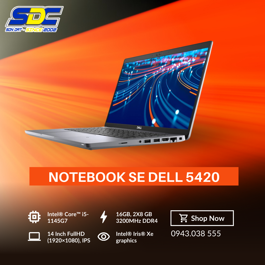 Với laptop Dell Latitude 5420 , laptop sở hữu thiết kế nhỏ gọn cùng khả năng hoạt động
