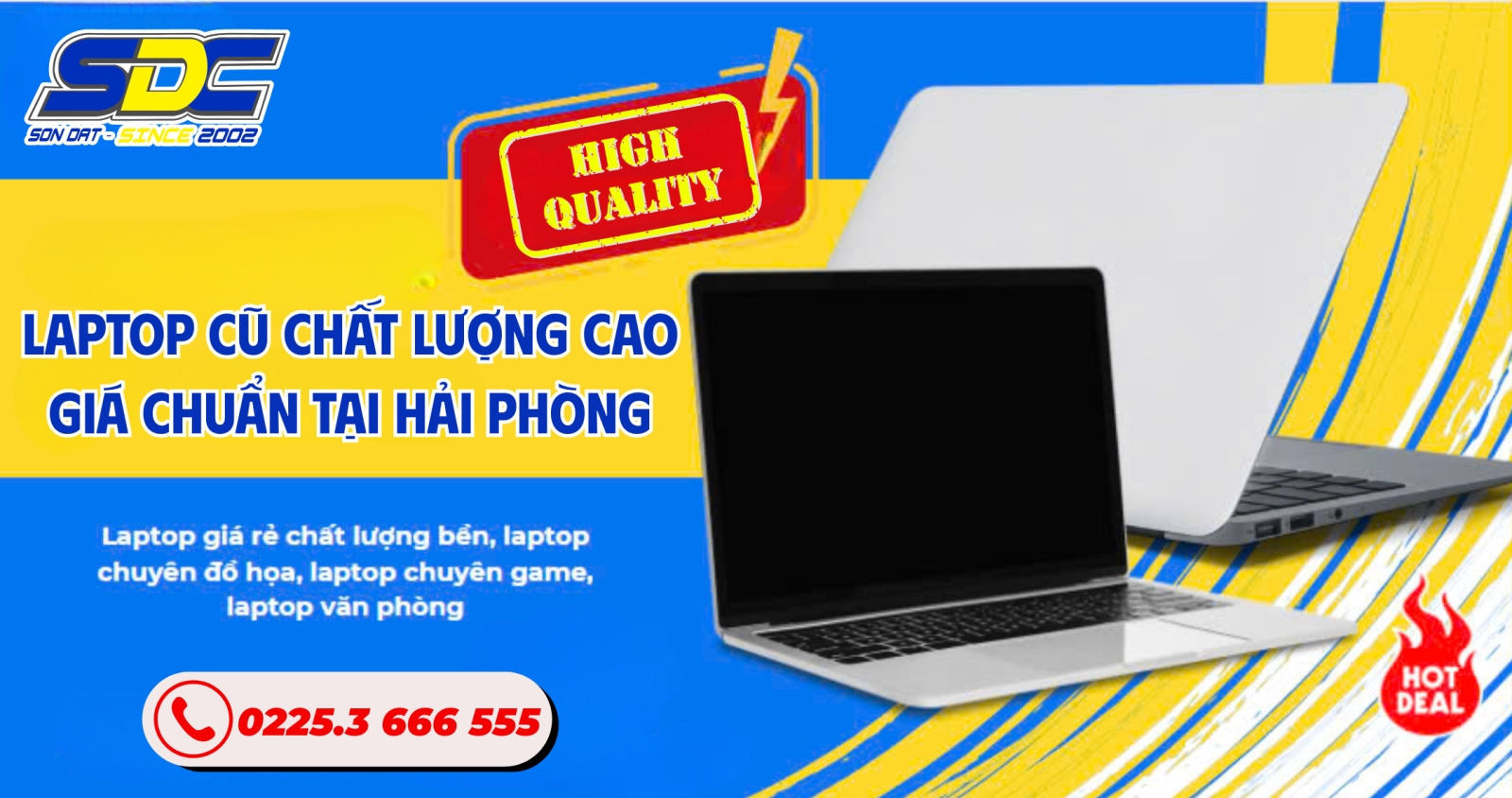 Tại Sơn Đạt.,JSC, tất cả laptop cũ đều có bảo hành từ 6 – 12 tháng.