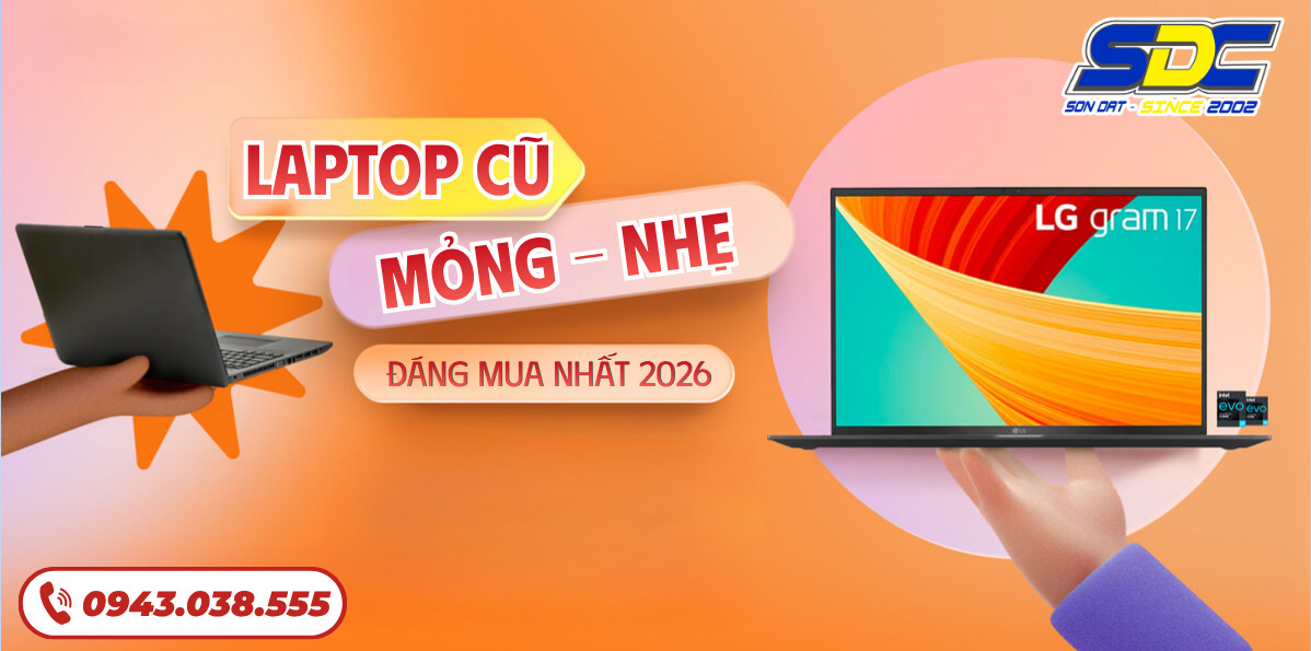  TOP 5 Laptop mỏng nhẹ cũ dưới 15 triệu  “xịn- giá hời” nhất dịp cuối năm cho bạn.