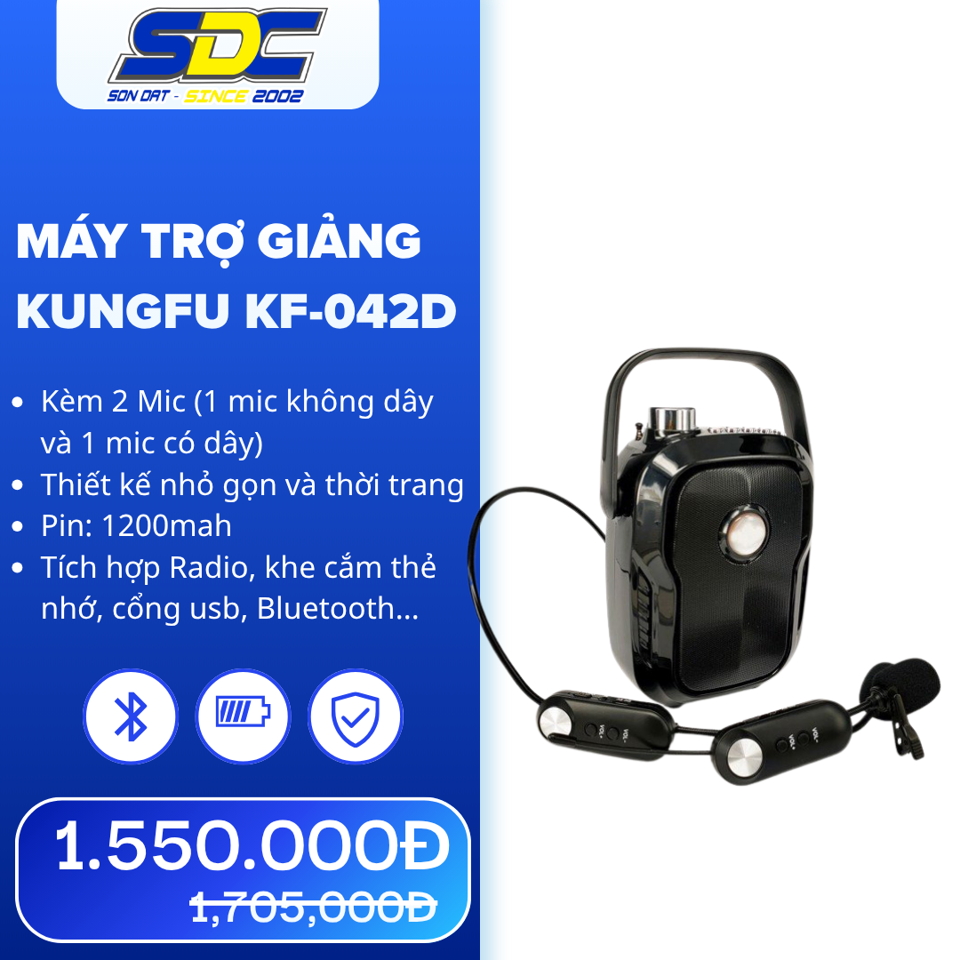Máy trợ giảng Kungfu KF-042D