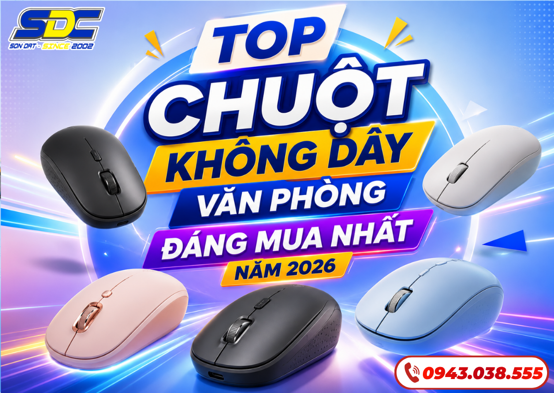 op Chuột Không Dây Văn Phòng Đáng Mua Nhất Năm 2026 
