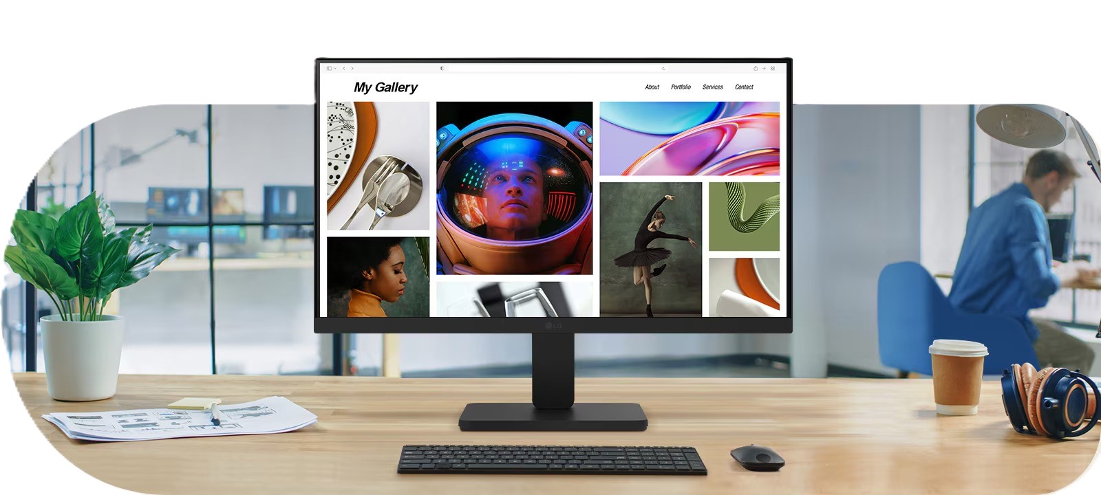 Màn hình LG 22U401A-B.ATVQ là chiếc màn hình máy tính lý tưởng dành cho nhu cầu học tập, làm việc và giải trí cơ bản