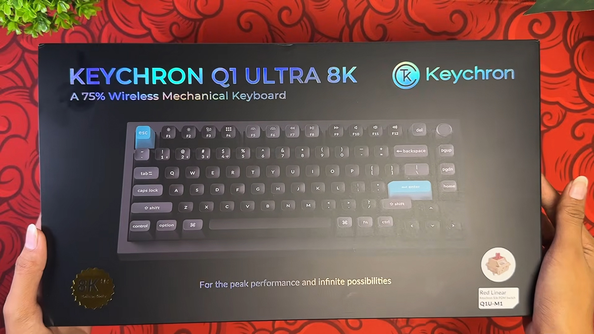 Vỏ hộp của Keychron Q1 Ultra năm nay khá bắt mắt Vỏ hộp của Keychron Q1 Ultra năm nay khá bắt mắt