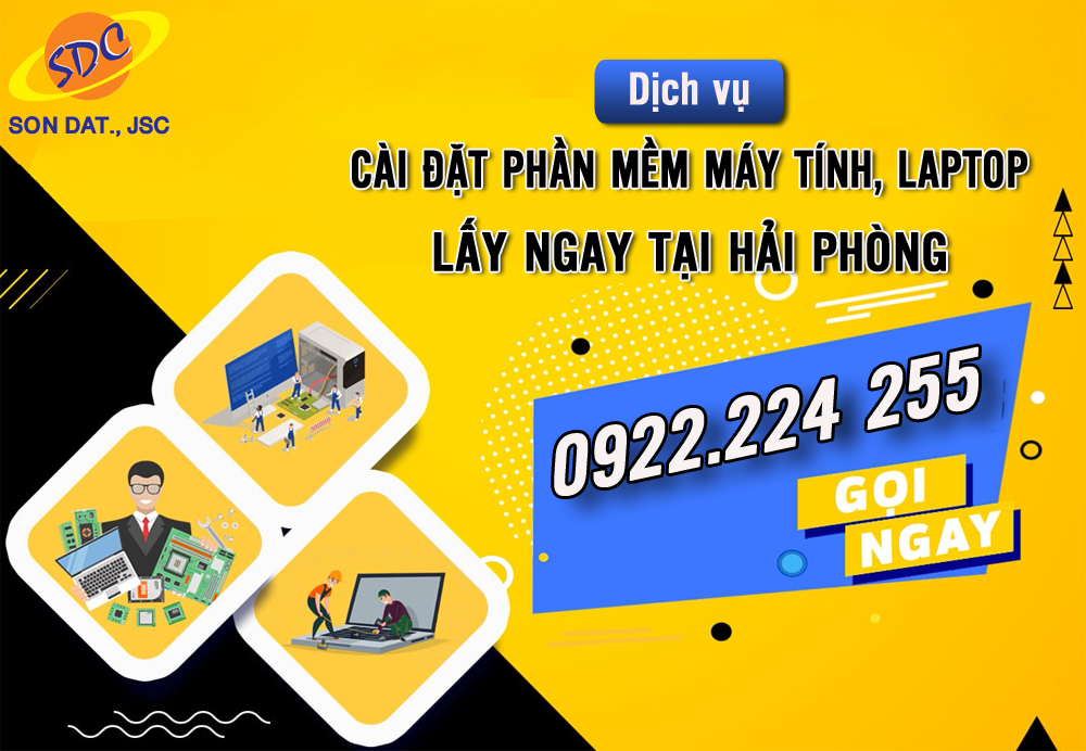  Dịch vụ cài đặt phần mềm máy tính nhanh chóng, chuyên nghiệp Hải Phòng