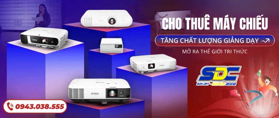 Dịch vụ cho thuê máy chiếu tại Hải Phòng của SONDAT.,JSC mang đến giải pháp trình chiếu chuyên nghiệp với thiết bị chất lượng cao