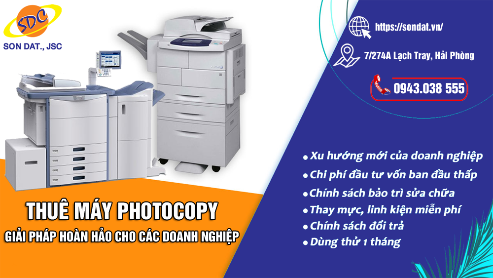 Thuê máy photocopy là sự lựa chọn tối ưu, hiệu quả cho doanh nghiệp