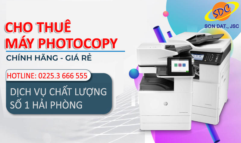 Cho thuê máy photocopy chất lượng, giá tốt tại Hải Phòng.