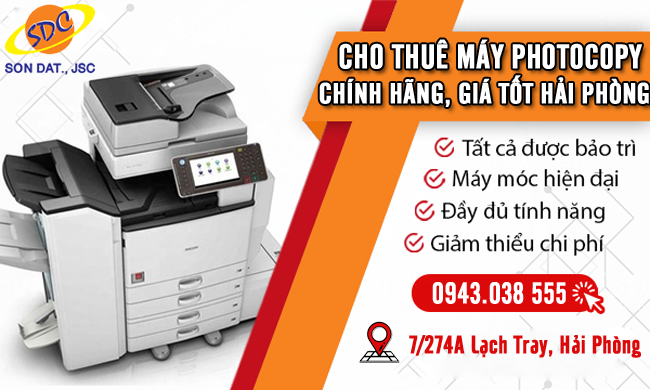 Dịch vụ cho thuê máy photocopy chuyên nghiệp Hải Phòng
