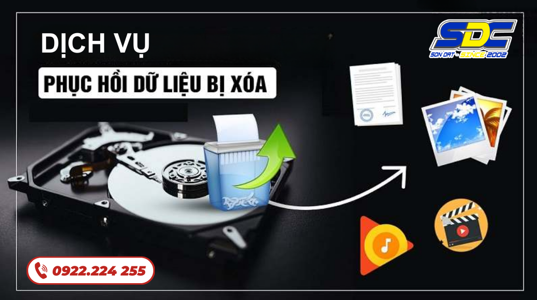 Bệnh Viện Máy Tính Sơn Đạt  – đơn vị chuyên cứu dữ liệu hàng đầu tại Hải Phòng