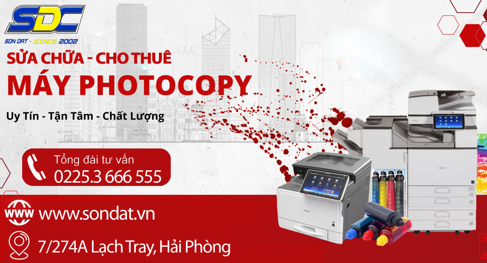 Bệnh Viện Máy Tính Sơn Đạt là đơn vị giúp bạn khắc phục nhanh chóng mọi sự cố thiết bị văn phòng