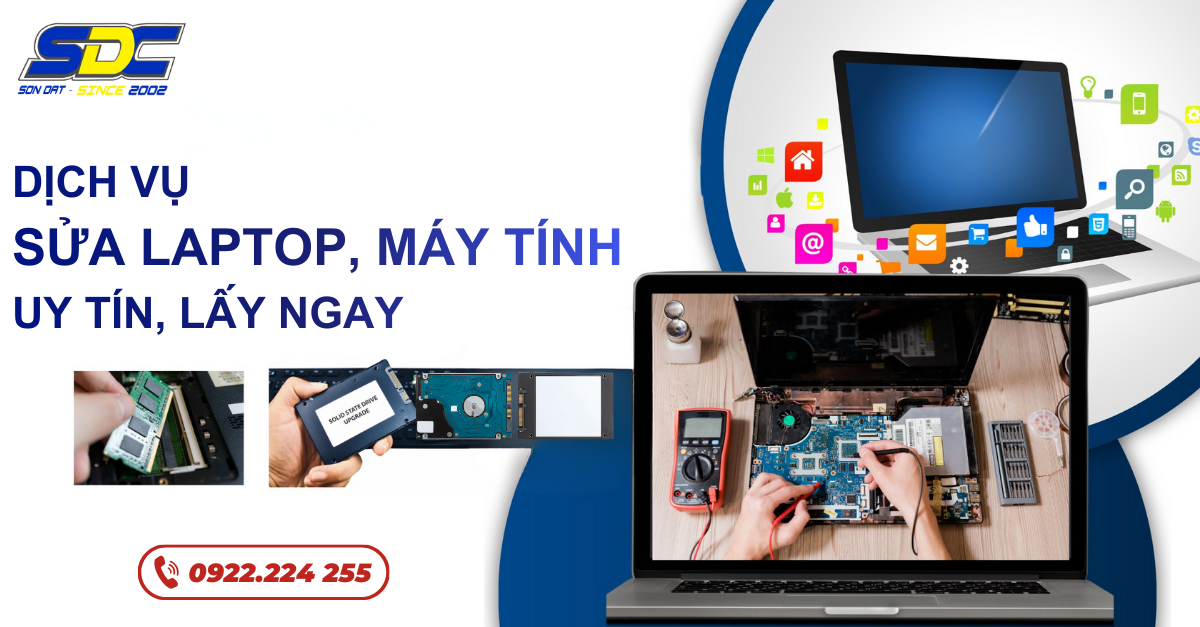 Dịch vụ sửa máy tính tại SONDAT.,JSC cam kết mang đến cho bạn giải pháp nhanh chóng, tiết kiệm chi phí