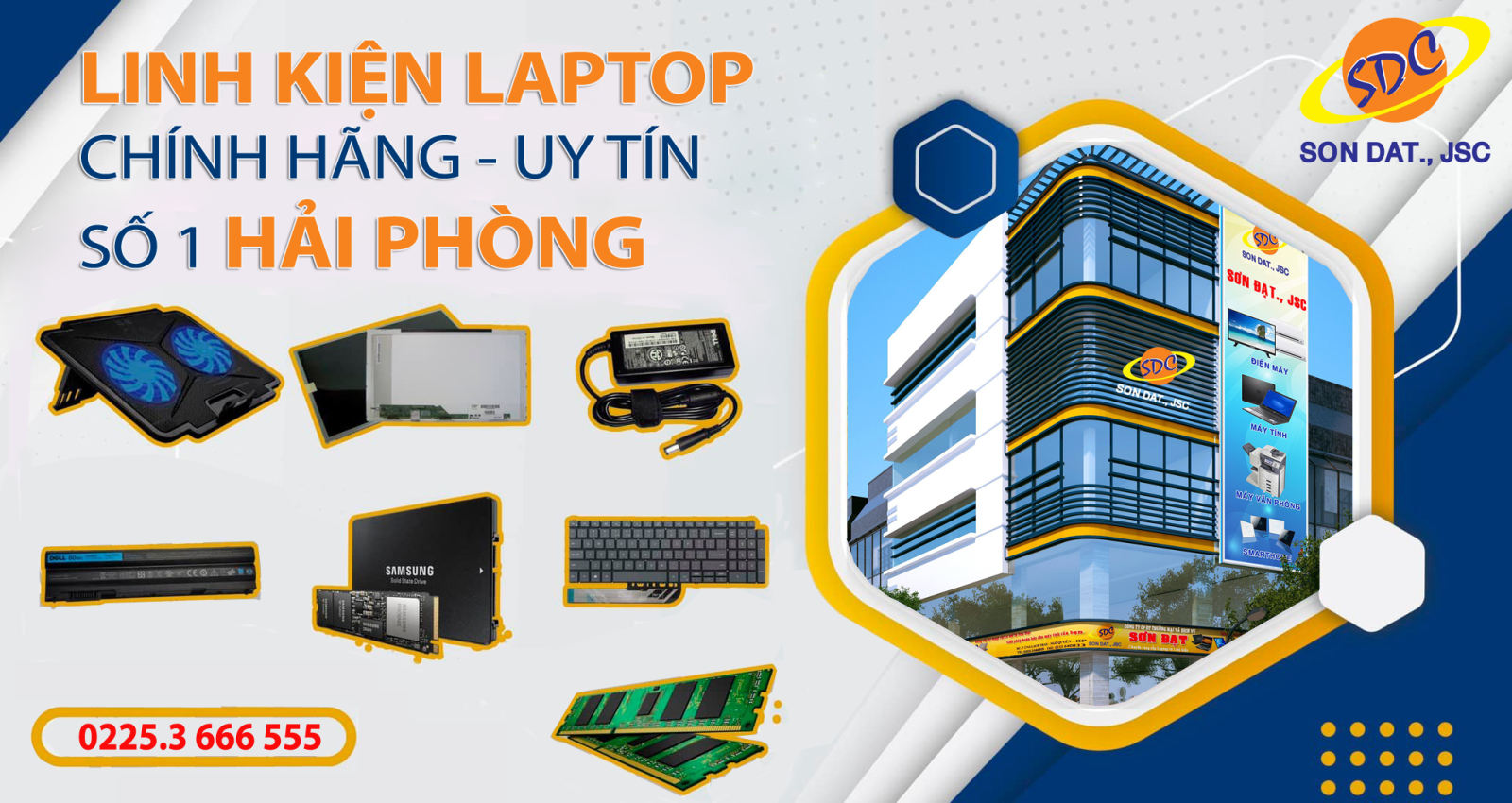 Sơn Đạt.,JSC cung cấp linh kiện máy tinh chính hãng, giá tốt Hải Phòng