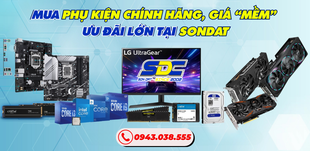 SONDAT sử dụng linh kiện chính hãng hoặc đạt chuẩn chất lượng ca