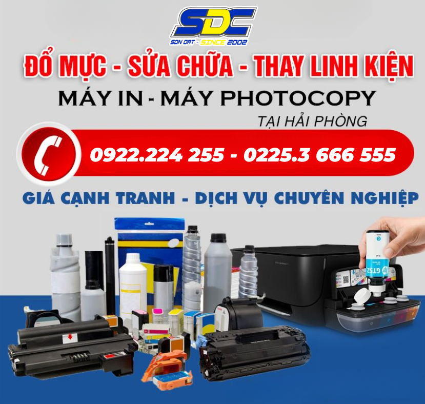 Bệnh Viện Máy Tính Sơn Đạt thấu hiểu nhu cầu sử dụng dịch vụ nạp mực máy in Hải Phòng
