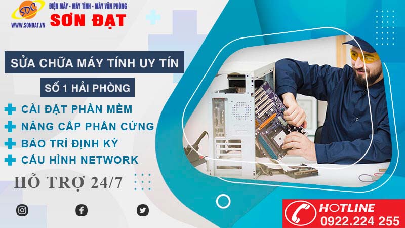 Đâu là đơn vị sửa chữa máy tính chuyên nghiệp, uy tín hàng đầu Hải Phòng?
