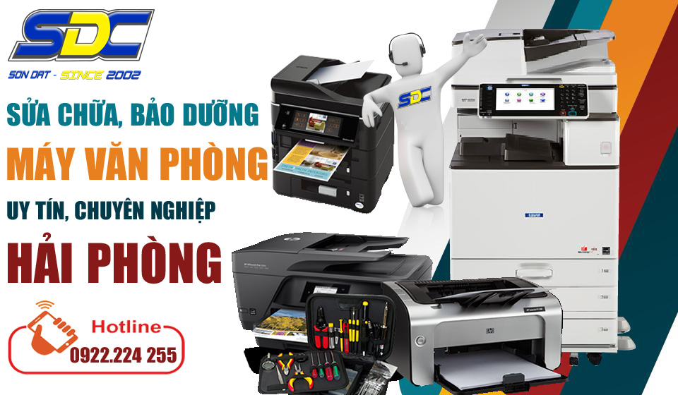 Sơn Đạt.,JSC sẽ kiểm tra các thiết bị văn phòng hỏng hóc như máy in, máy photo..