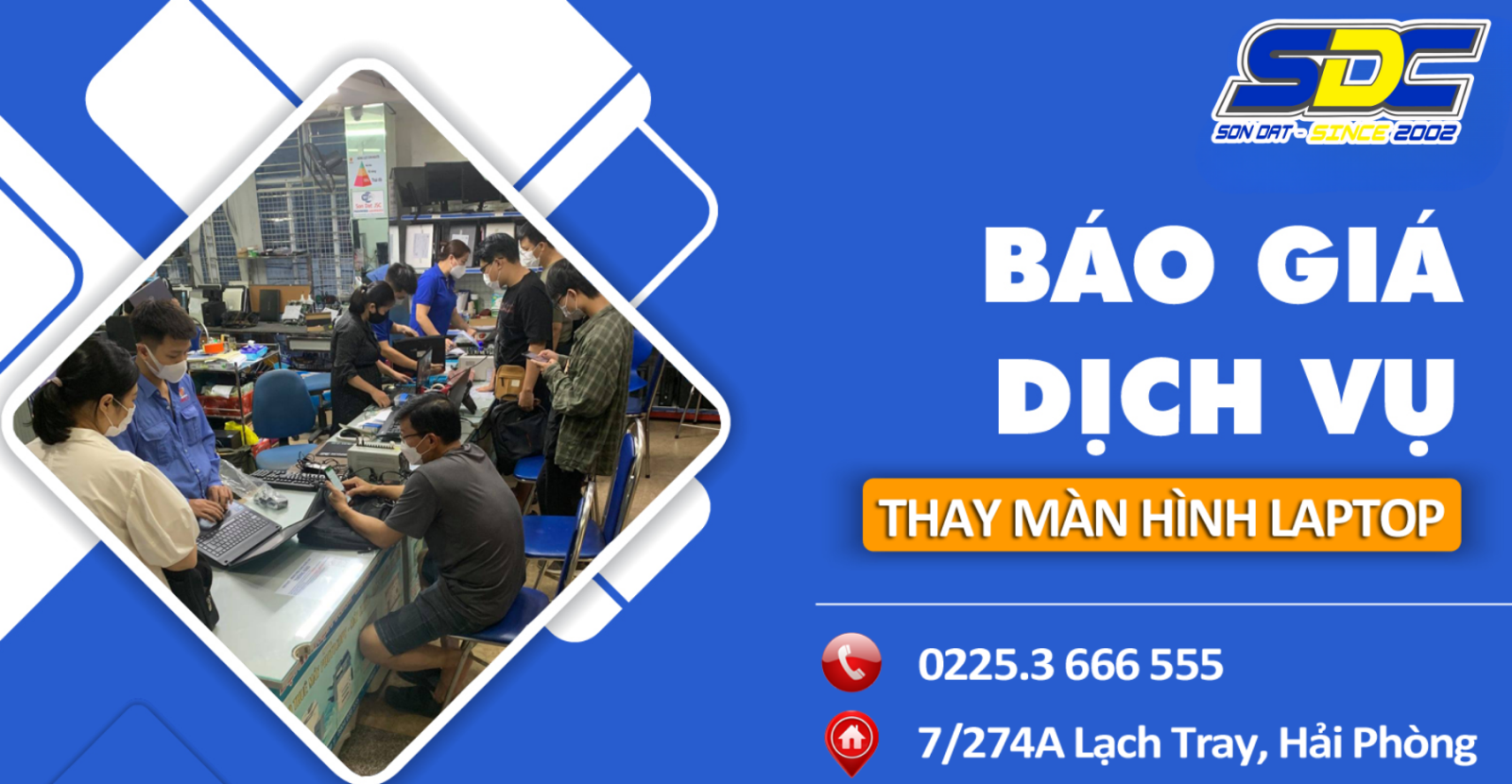 Bệnh viện máy tính Sơn Đạt tự tin có thể cung cấp dịch vụ thay màn hình laptop chính hãng