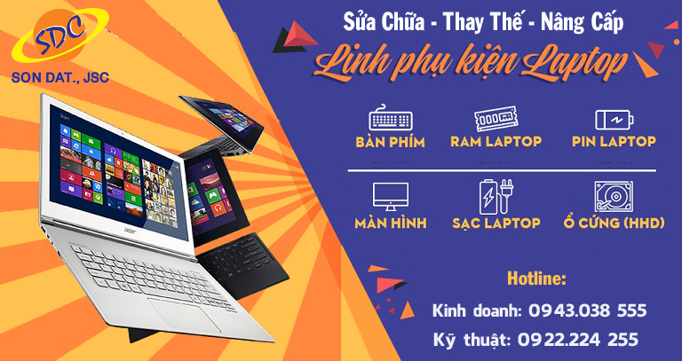 Sửa chữa, cung cấp linh kiện laptop uy tín, chuyên nghiệp số 1 Hải Phòng