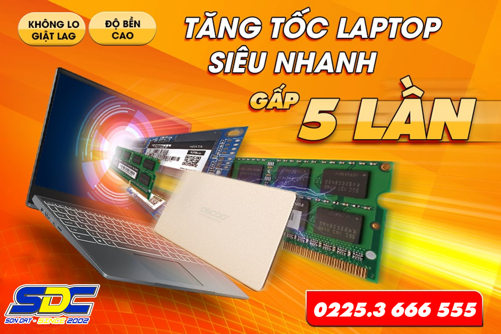 Sơn Đạt.,JSC mang đến giải pháp hồi sinh laptop cũ nhanh – bền – rẻ, giúp bạn tiếp tục sử dụng thiết bị một cách ổn định
