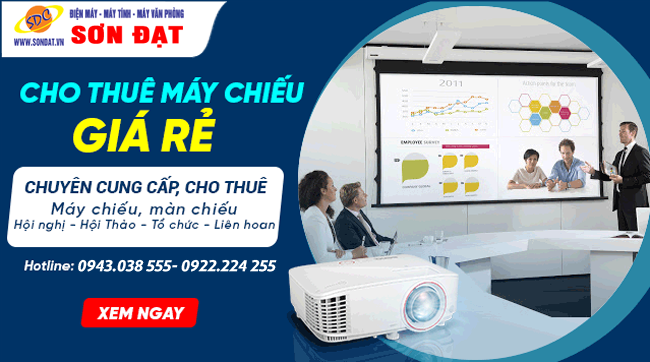 Sơn Đạt.,JSC cho thuê máy chiếu, màn chiếu uy tín, giá tốt số 1 hiện nay