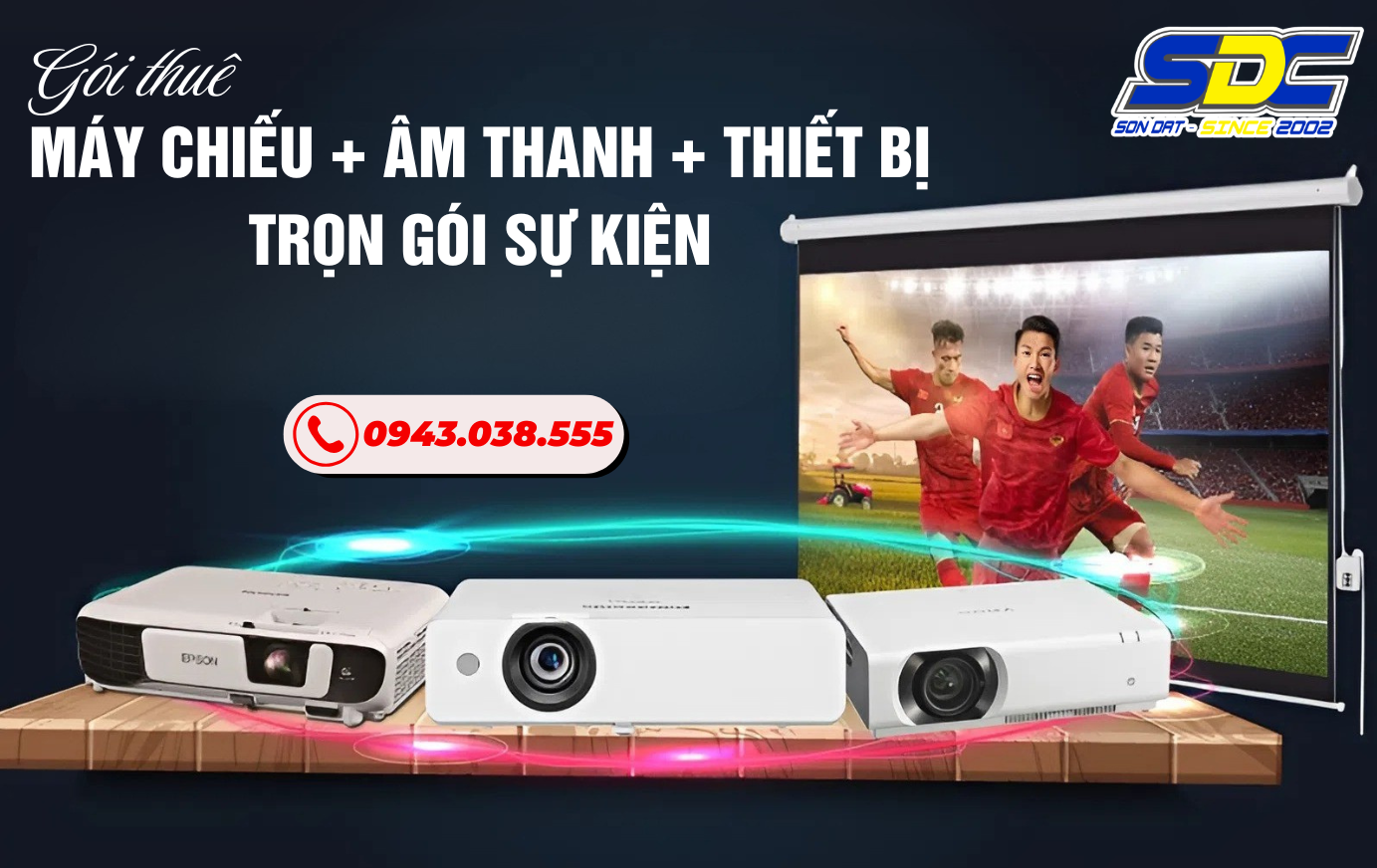  Nhu cầu thuê, lắp đặt máy chiếu tại đây không chỉ đến từ các công ty, doanh nghiệp mà còn từ trường học