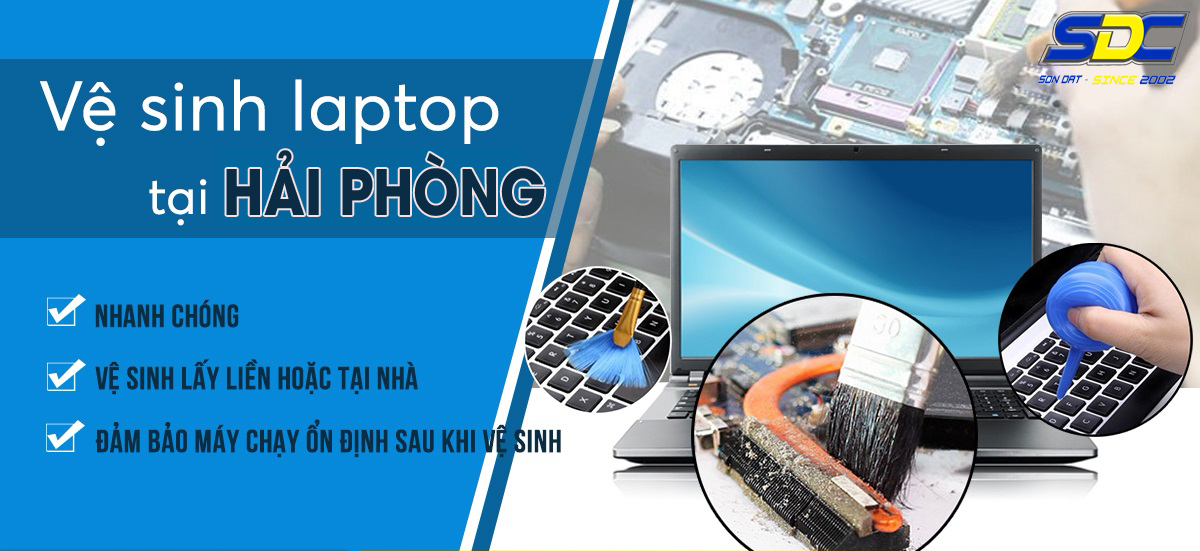  Dịch vụ vệ sinh laptop lấy ngay chuyên nghiệp tại Bệnh Viện Máy Tính Sơn Đạt