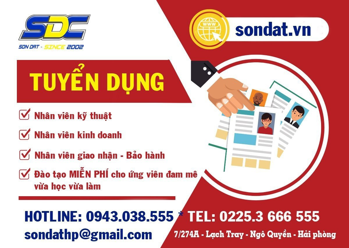 Sơn Đạt.,JSC thông báo tuyển dụng các vị trí 2023