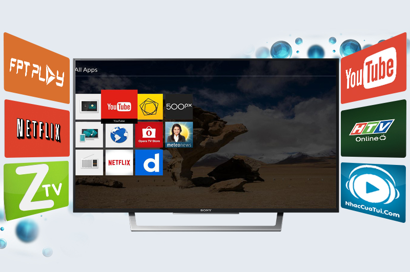 Internet Tivi Sony 43 inch KDL-43W750D - Ứng dụng giải trí