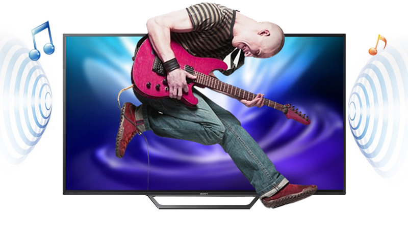 Internet Tivi Sony 49 inch KDL-49W660E - Âm thanh trung thực