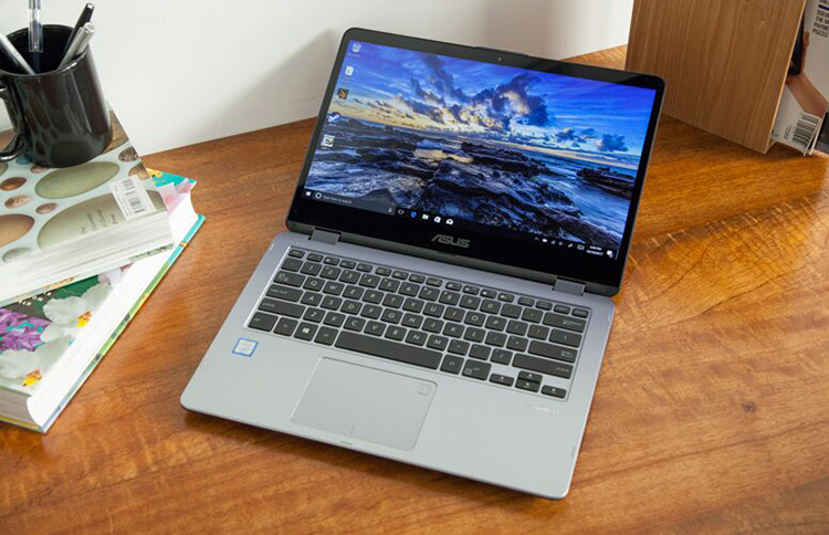 Notebook SE Asus Vivobook Flip TP401UA Core I3 7100/4GB/120GB/ Adapter