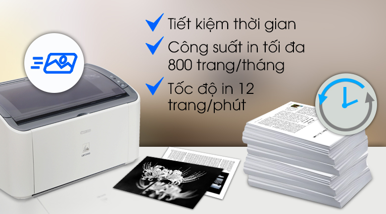 Máy in Laser đen trắng Canon LBP 2900 (chính hãng)