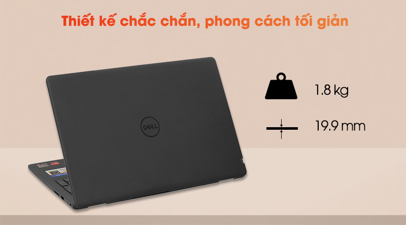 Notebook Dell Inspiron 3505 Y1N1T1 BLACK R3-3250U, 8GD4, 256SSD, 15.6FHD, BT, 3C42WHr, ĐEN, W10SL, PreSup
