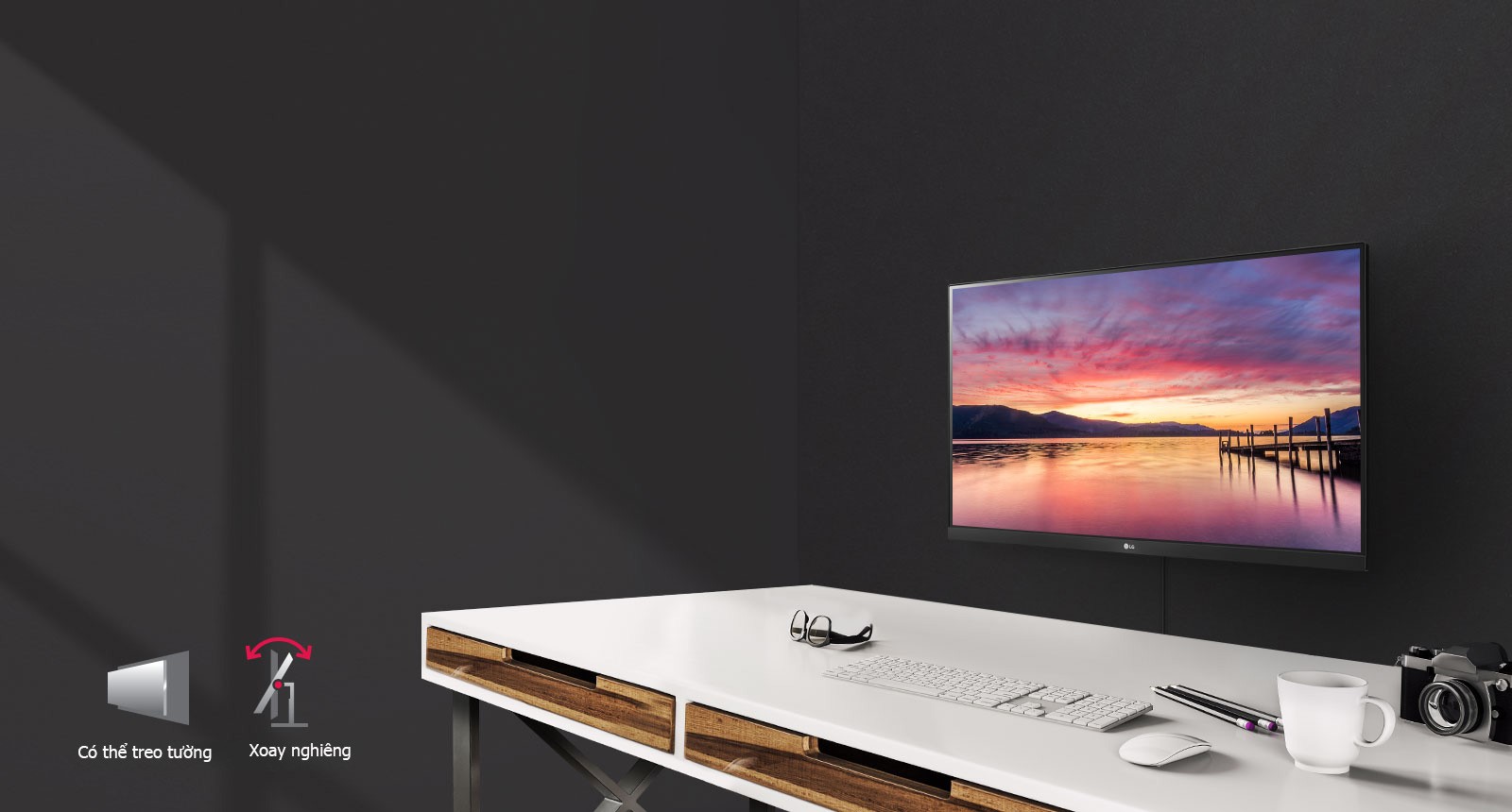 Monitor IPS LG 75Hz 23.8" 24MP60G-B –1920x1080/250nit/5ms/D-sub+HDMI+DP