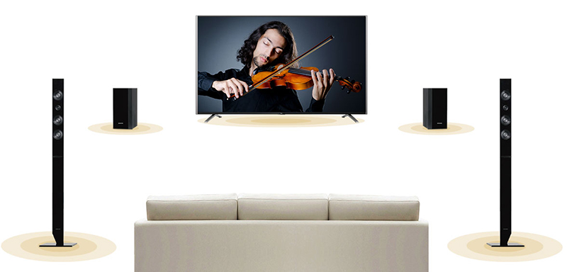 Smart Tivi TCL 50 inch L50C1-UF - Âm thanh du dương Smart Tivi TCL 50 inch L50C1-UF - Âm thanh du dương